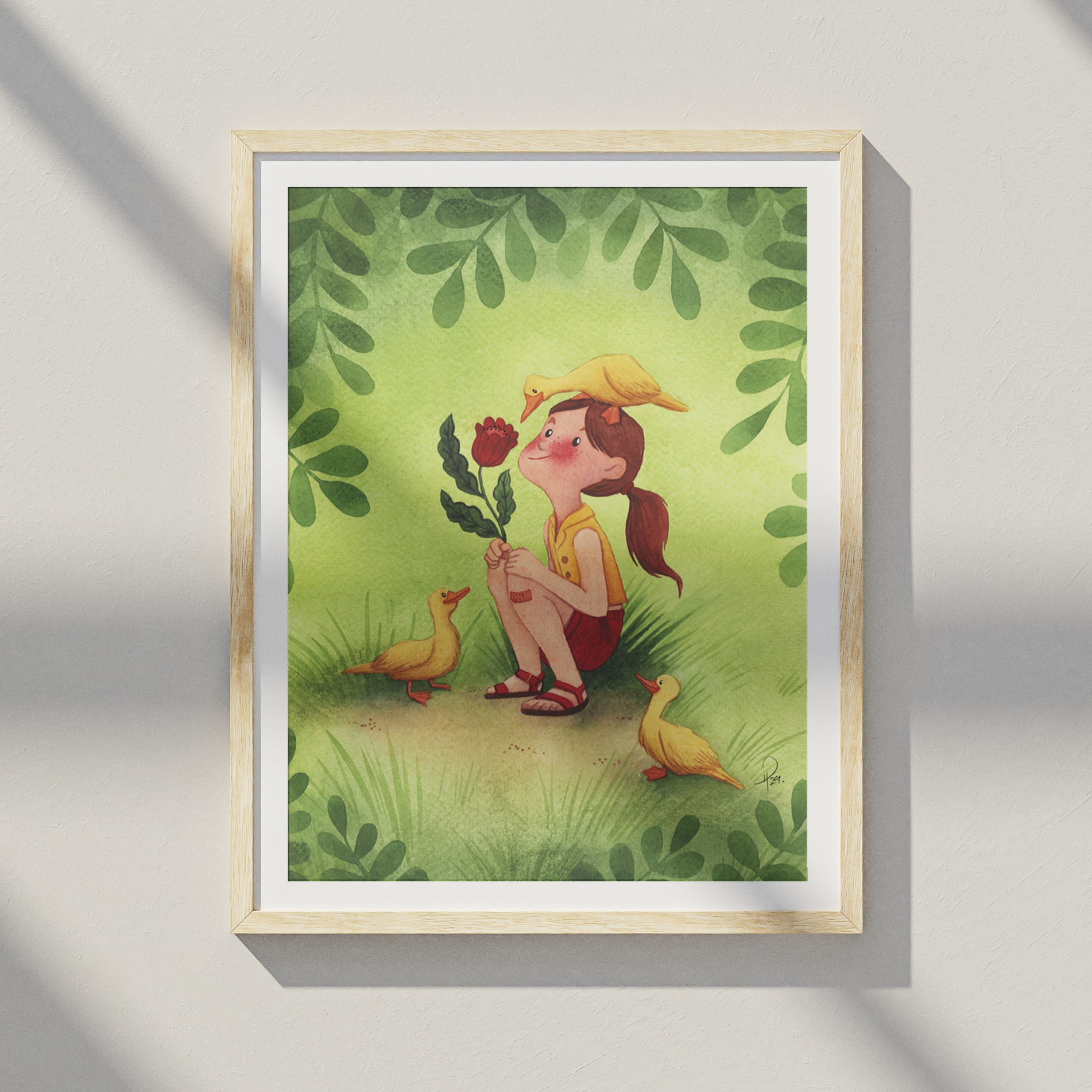 duck-girl-illustration-hanna-petersson-frame